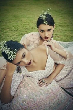 Rose Quartz Pink Lehenga -Lillys Clothing Shop B14938 copy scaled 1