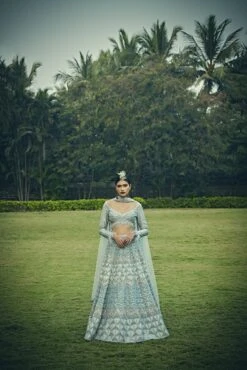 Arctic Blue Lehenga