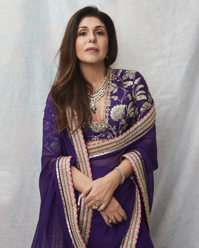 Anaita Shroff In Golconda Myra Saree Set 2 Anaita Shroff In Golconda Myra Saree Set - Image 2