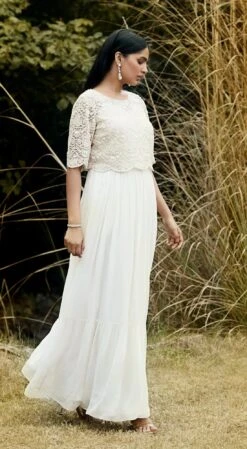 Ivory Embroidered Dress & Cape Set -Lillys Clothing Shop BSO 555 OFF WHITE 4 1100x 055daa31 421c 4734 a278 46f4e334b28e