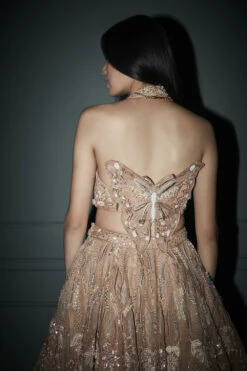 Desert Dust Lehenga Set -Lillys Clothing Shop Bindani Grain Shot 4 21 07 230721