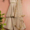 Champagne Gold Spaghetti Kurta Sharara Set
