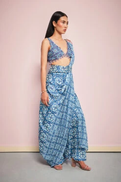 The Amalfi Draped Saree -Lillys Clothing Shop CopyofSG 11644