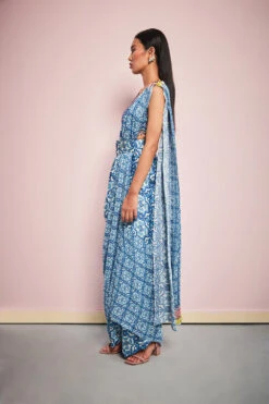 The Amalfi Draped Saree -Lillys Clothing Shop CopyofSG 11648