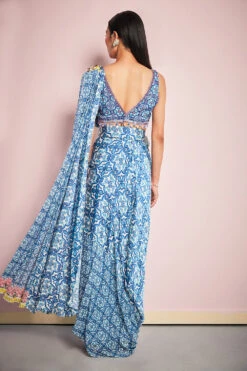 The Amalfi Draped Saree -Lillys Clothing Shop CopyofSG 11681