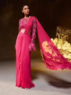 DIANA Saree Set -Lillys Clothing Shop DA 00153 500x f9eb0809 84de 4477 89c1 ed35ca73cbf6