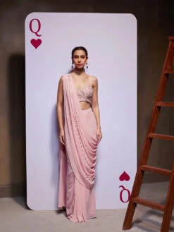 BRIDGET Saree Set - 2 Pcs