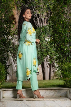 Skylight Asymmetrical Embroidered Set -Lillys Clothing Shop DSC04217