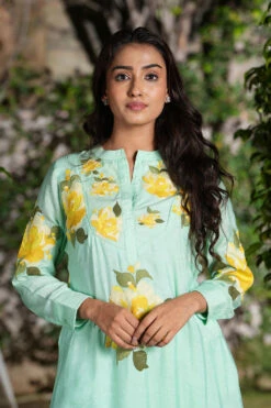 Skylight Asymmetrical Embroidered Set -Lillys Clothing Shop DSC04219