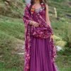 Grape Purple Anarkali Set With Floral Print Dupatta -Lillys Clothing Shop DSC 8022 1600x c48427d2 3cc4 4567 b439 ecfa448b8e3c
