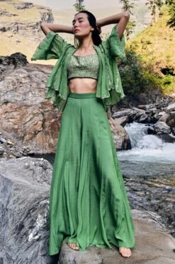 Green Hand Embroidered Blouse & Jacket -Lillys Clothing Shop DSC 8354 1600x adce454b 91ff 4b59 8aec 26c3d1b8a968