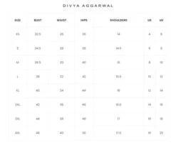 RILEY Kaftan Set -Lillys Clothing Shop DivyaAggrawalSizeChart 2a43aa24 b6a1 4757 a208 436930619cd7