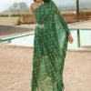 Green Georgette Kaftan Dress -Lillys Clothing Shop EBWRBWR
