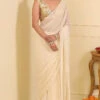Off-White Georgette Draped Saree Set -Lillys Clothing Shop ESKC042320 1 31ba69b8 59dc 4453 b9f3 450f304d20ba