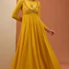 Mustard Anrakali Set -Lillys Clothing Shop ESKC102401 001 11