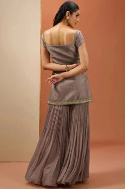 Brown Kurta Set -Lillys Clothing Shop ESKC102411 001 6