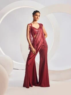 Naida Sharara Saree Set