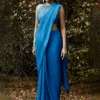 Royal Blue Pre Draped Saree