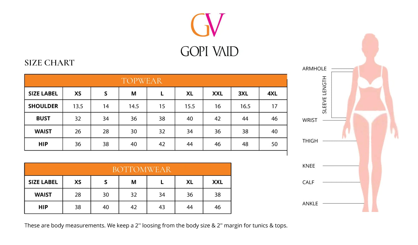 Friya Short Kurta Sharara Set 5 Friya Short Kurta Sharara Set - Image 5