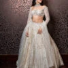 Ivory Lehenga 12 Ivory Lehenga -Lillys Clothing Shop HEM08510