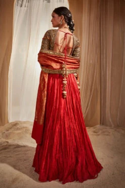 Red Crinkled Lehenga Set -Lillys Clothing Shop HOE6 10 22 1422copy 1800x1800 d9022339 2f59 4db5 9969 cbc3418dde69