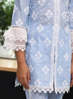 Mulmul Cotton Hope Blue Kurta With Hope Blue Dhoti Pant -Lillys Clothing Shop HopeKurtaSetBlue3 700x 5685308c 7941 44cf b8ae 8f9fc0a6ae19