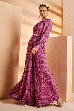 Purple One Shoulder Jumpsuit -Lillys Clothing Shop IMG 0064