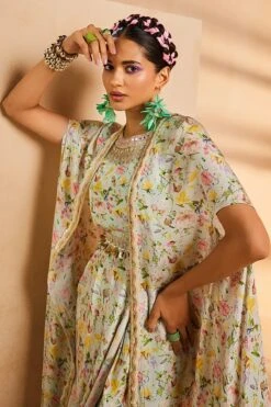 Aqua Dhoti Cowl Jumpsuit -Lillys Clothing Shop IMG 0282