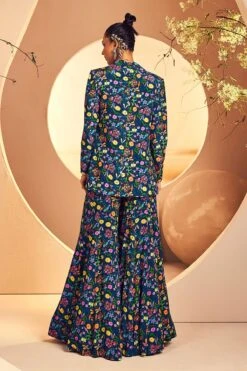 Navy Bustier Blazer Sharara -Lillys Clothing Shop IMG 0837