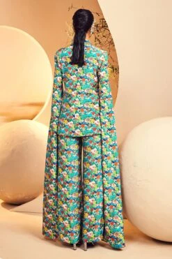 Lakeforest Print Cape Blazer -Lillys Clothing Shop IMG 1794