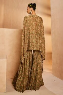 Olive Kaftan Sharara -Lillys Clothing Shop IMG 3086