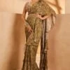 Olive Saree -Lillys Clothing Shop IMG 3287