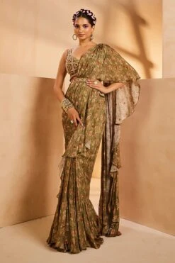 Olive Saree