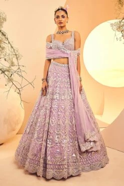 Lilac Victorian Scallop Lehenga -Lillys Clothing Shop IMG 3304
