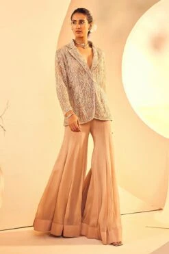 Taupe Jacket Sharara