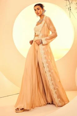 Beige Embrodary Jacket