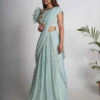 Blue Pre-Draped Saree Set -Lillys Clothing Shop IMG 0247 705126a5 b5c4 4a56 a34e 05f31c7cfdda