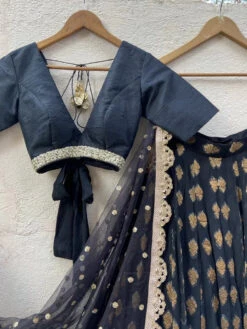 Black Ruffle Lehenga Set -Lillys Clothing Shop IMG 2851 Fashion Designer and Brand Priti Sahni 5