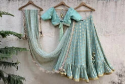 Ocean Green Ruffle Lehenga Set -Lillys Clothing Shop IMG 5957