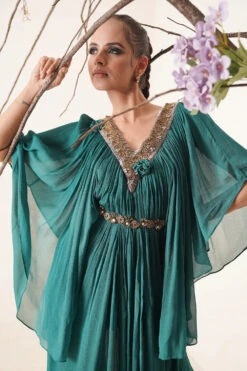 Teal Kaftaan -Lillys Clothing Shop IMG 7277 1000x1500 d023e5ab 31ca 45b9 b267 e54abbe1a4d3