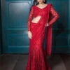 Red Saree -Lillys Clothing Shop IMG 8107