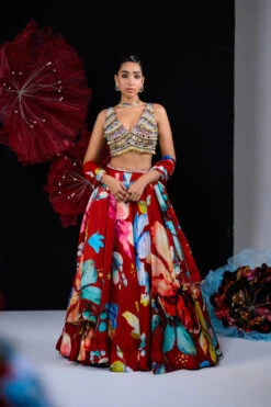 Our Peony Lehenga Set