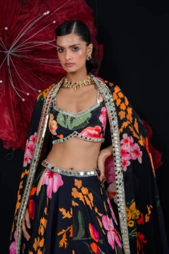 Ebony Lehenga Set -Lillys Clothing Shop JBF 30981e