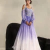 Purple Crepe Attina Ombre Effect Gown 20 Purple Crepe Attina Ombre Effect Gown -Lillys Clothing Shop Jade 1890copy