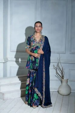 Sharara Set With Cutwork Dupatta