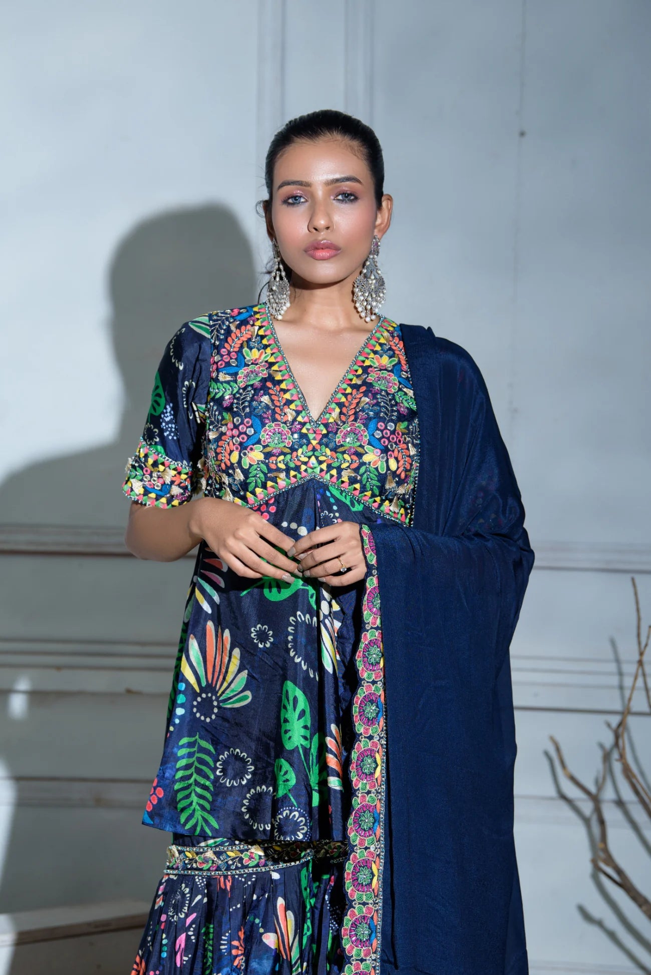 Sharara Set With Cutwork Dupatta 9 Sharara Set With Cutwork Dupatta - Image 9