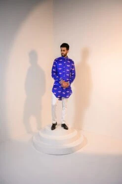 Indica Kurta Paired With Our Indica Bundi -Lillys Clothing Shop JuhiBengani RANG08 3