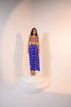 Mirror Embelished Indica Dhoti Skirt -Lillys Clothing Shop JuhiBengani RANG09 8