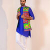 Blue Assymetrical Kurta -Lillys Clothing Shop JuhiBengani RANG11 1