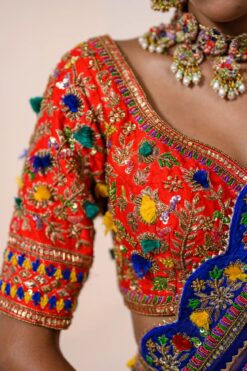 Kali Highlighted Veronica Lehenga -Lillys Clothing Shop JuhiBengani RANG12 5